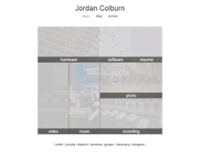 Tablet Screenshot of jordancolburn.com